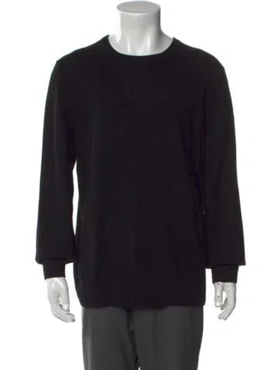 Pre-owned Naadam Cashmere Crew Neck Pullover In Black