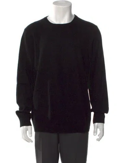 Pre-owned Naadam Cashmere Crew Neck Pullover In Black