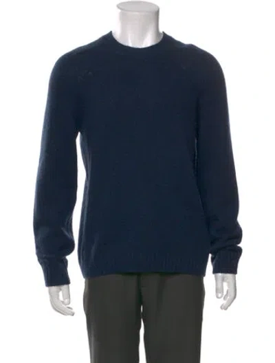 Pre-owned Naadam Cashmere Crew Neck Pullover In Blue