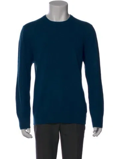 Pre-owned Naadam Cashmere Crew Neck Pullover In Blue