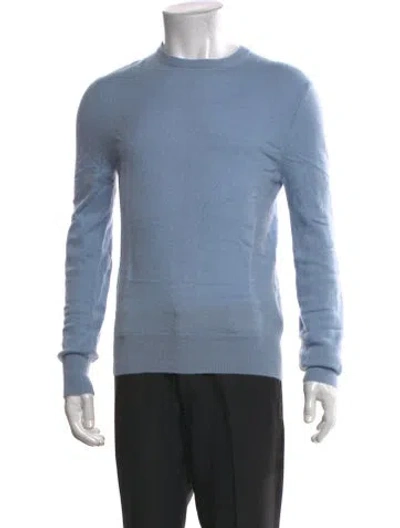 Pre-owned Naadam Cashmere Crew Neck Pullover In Blue
