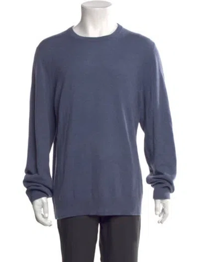 Pre-owned Naadam Cashmere Crew Neck Pullover In Blue