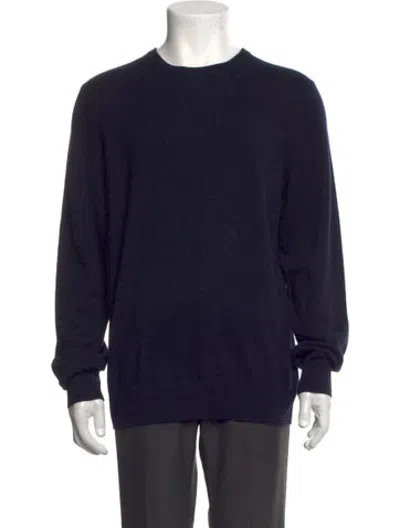 Pre-owned Naadam Cashmere Crew Neck Pullover In Blue
