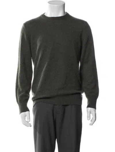 Pre-owned Naadam Cashmere Crew Neck Pullover In Green