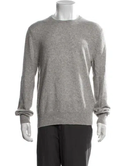 Pre-owned Naadam Cashmere Crew Neck Pullover In Grey