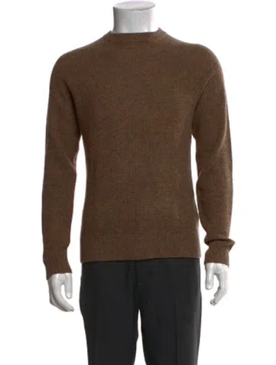 Pre-owned Naadam Cashmere Crew Neck Pullover W/ Tags In Brown