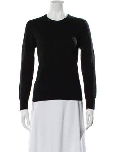Pre-owned Naadam Cashmere Crew Neck Sweater In Black