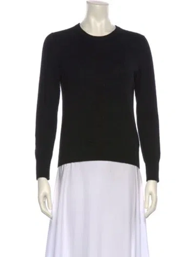 Pre-owned Naadam Cashmere Crew Neck Sweater In Black