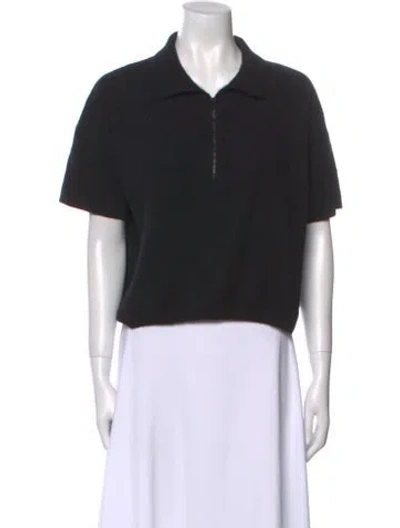 Pre-owned Naadam Cashmere Crew Neck Sweater In Black