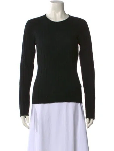 Pre-owned Naadam Cashmere Crew Neck Sweater In Black