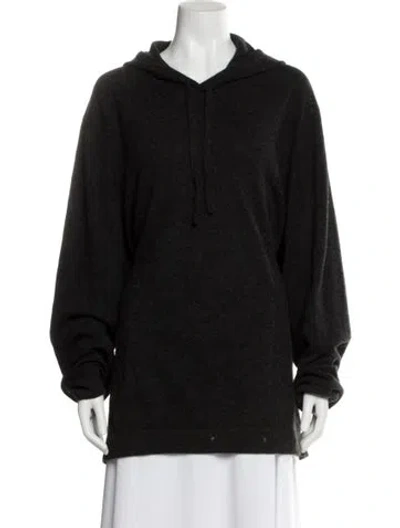 Pre-owned Naadam Cashmere Crew Neck Sweater In Black