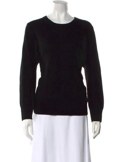 Pre-owned Naadam Cashmere Crew Neck Sweater In Black
