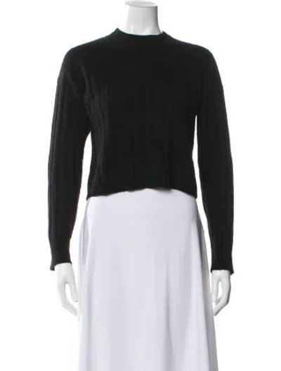 Pre-owned Naadam Cashmere Crew Neck Sweater In Black