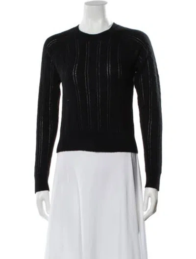 Pre-owned Naadam Cashmere Crew Neck Sweater In Black