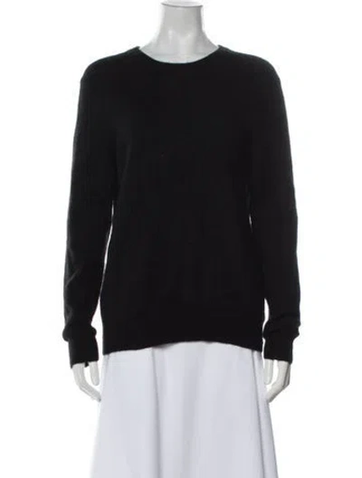 Pre-owned Naadam Cashmere Crew Neck Sweater In Black