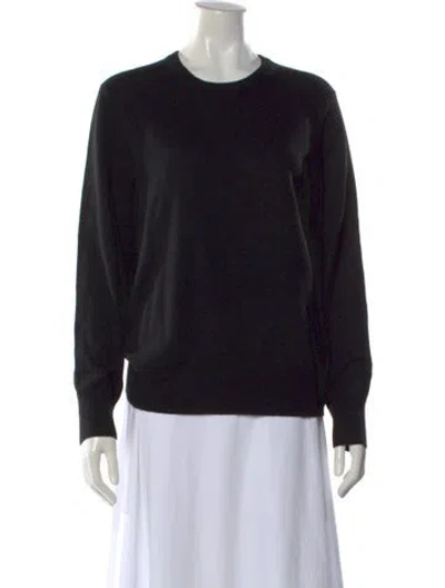 Pre-owned Naadam Cashmere Crew Neck Sweater In Black