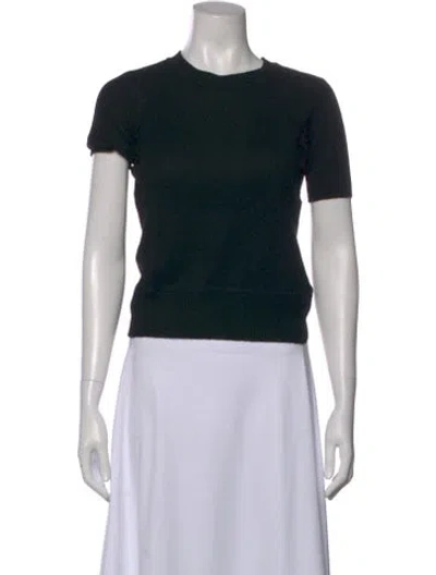Pre-owned Naadam Cashmere Crew Neck Sweater In Black
