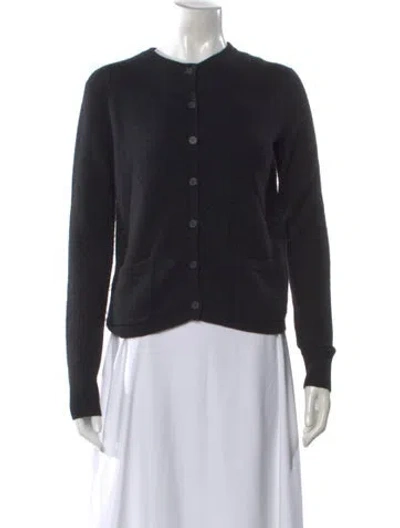 Pre-owned Naadam Cashmere Crew Neck Sweater In Black