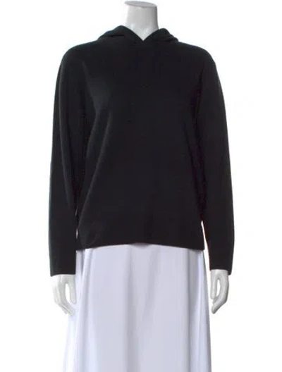 Pre-owned Naadam Cashmere Crew Neck Sweater In Black