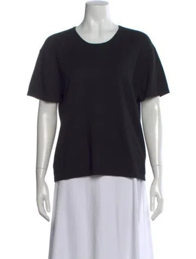 Pre-owned Naadam Cashmere Crew Neck Sweater In Black