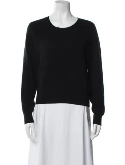 Pre-owned Naadam Cashmere Crew Neck Sweater In Black