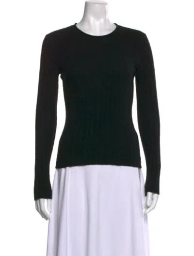 Pre-owned Naadam Cashmere Crew Neck Sweater In Black