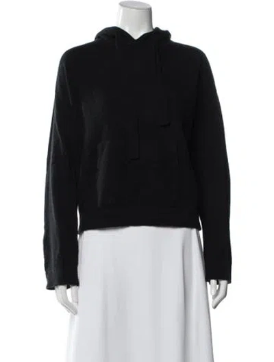 Pre-owned Naadam Cashmere Crew Neck Sweater In Black