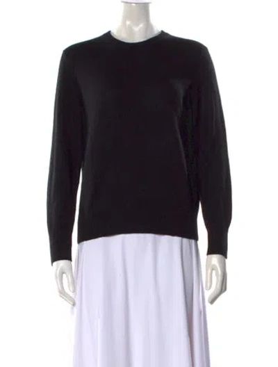 Pre-owned Naadam Cashmere Crew Neck Sweater In Black