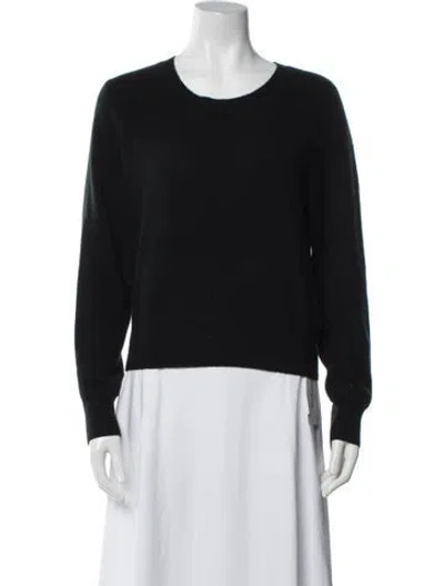 Pre-owned Naadam Cashmere Crew Neck Sweater In Black