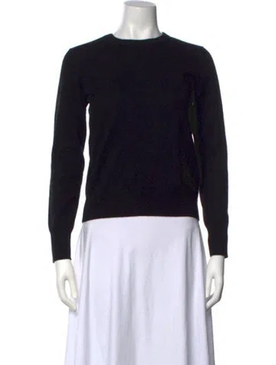 Pre-owned Naadam Cashmere Crew Neck Sweater In Black