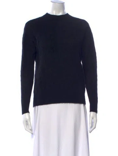 Pre-owned Naadam Cashmere Crew Neck Sweater In Black