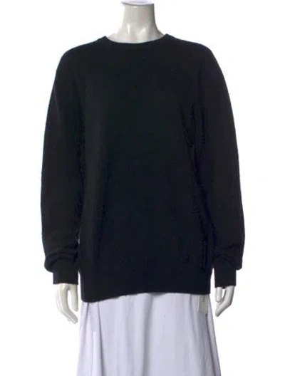 Pre-owned Naadam Cashmere Crew Neck Sweater In Black