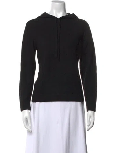 Pre-owned Naadam Cashmere Crew Neck Sweater In Black