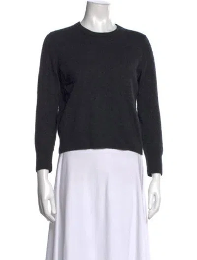 Pre-owned Naadam Cashmere Crew Neck Sweater In Black