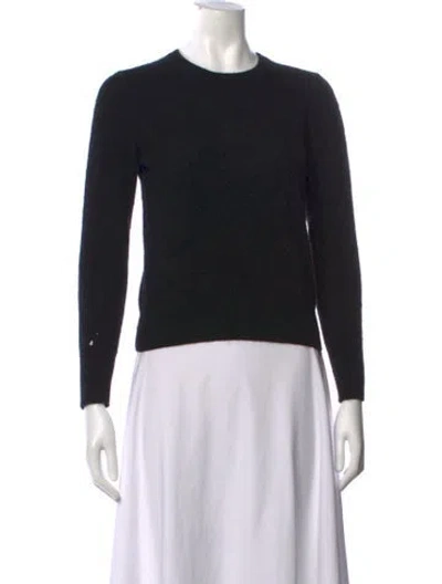 Pre-owned Naadam Cashmere Crew Neck Sweater In Black