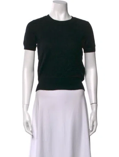 Pre-owned Naadam Cashmere Crew Neck Sweater In Black