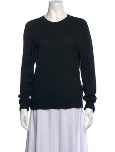 Pre-owned Naadam Cashmere Crew Neck Sweater In Black