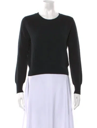 Pre-owned Naadam Cashmere Crew Neck Sweater In Black