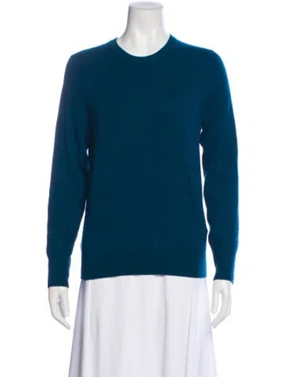 Pre-owned Naadam Cashmere Crew Neck Sweater In Blue