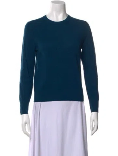 Pre-owned Naadam Cashmere Crew Neck Sweater In Blue