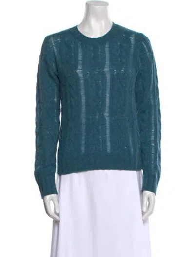 Pre-owned Naadam Cashmere Crew Neck Sweater In Blue