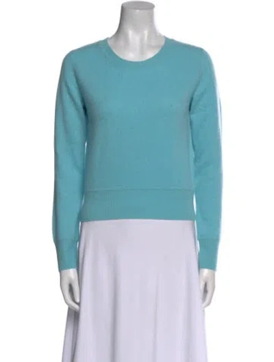 Pre-owned Naadam Cashmere Crew Neck Sweater In Blue