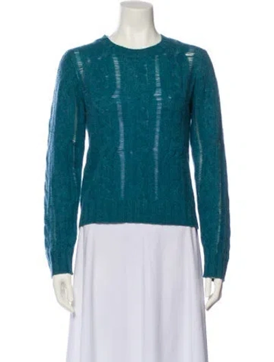 Pre-owned Naadam Cashmere Crew Neck Sweater In Blue