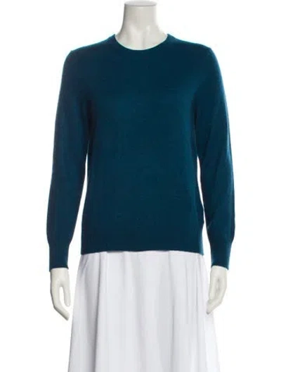 Pre-owned Naadam Cashmere Crew Neck Sweater In Blue