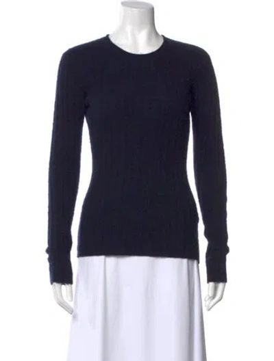 Pre-owned Naadam Cashmere Crew Neck Sweater In Blue