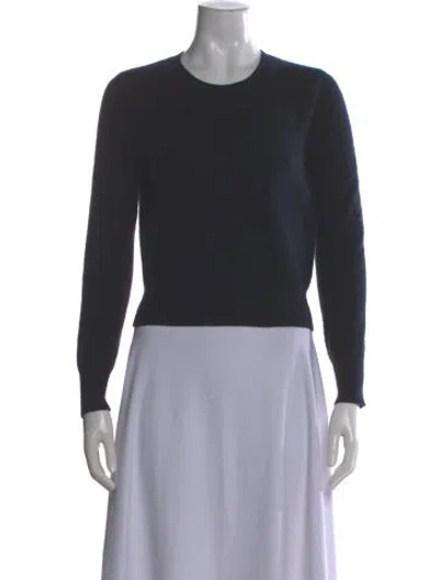 Pre-owned Naadam Cashmere Crew Neck Sweater In Blue