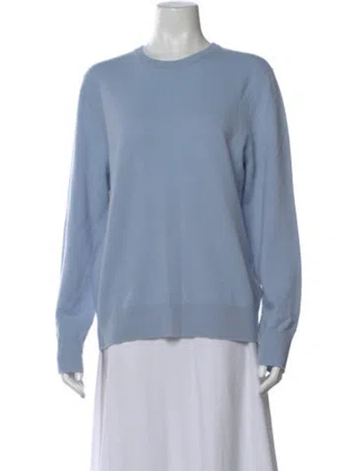 Pre-owned Naadam Cashmere Crew Neck Sweater In Blue