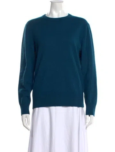 Pre-owned Naadam Cashmere Crew Neck Sweater In Blue