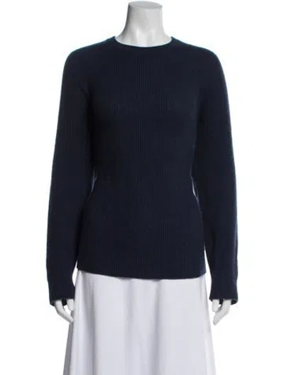 Pre-owned Naadam Cashmere Crew Neck Sweater In Blue