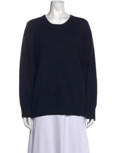 Pre-owned Naadam Cashmere Crew Neck Sweater In Blue